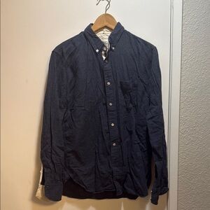 rag & bone Navy Casual Button Down Shirt